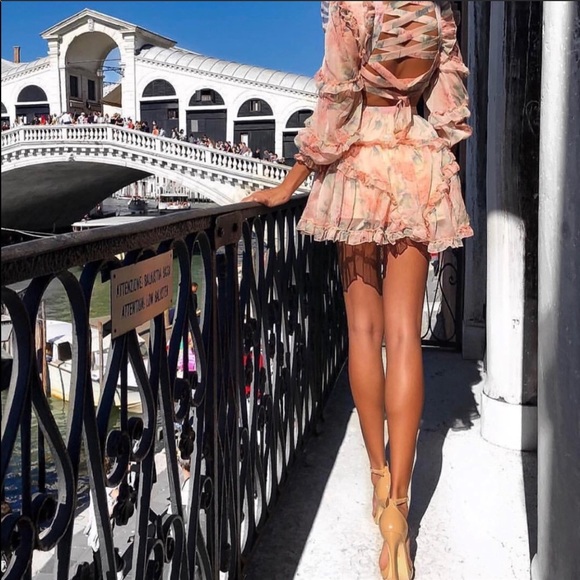 📍SOLD📍Sexy floral mini summer dress - Picture 4 of 8